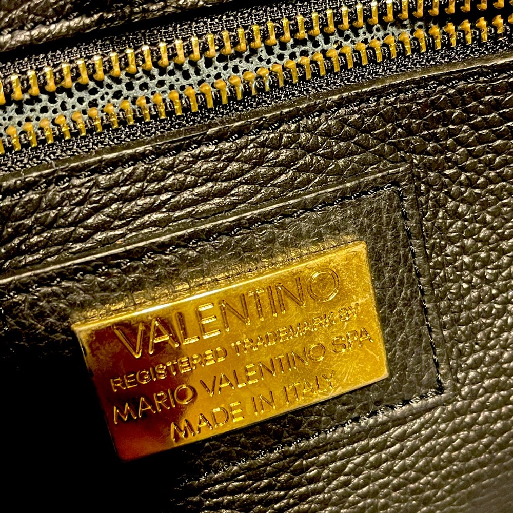 Valentino Black Chain Strap Tote Style Bag - Picture 5 of 7